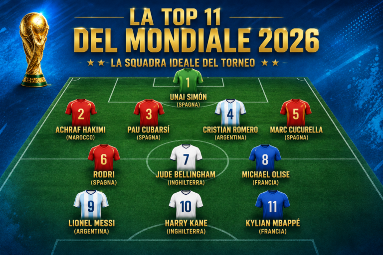 Top 11 del Mondiale 2026